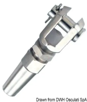 Produktbild von Edelstahl Gabelendstück Ø 12 mm Osculati 05.408.12