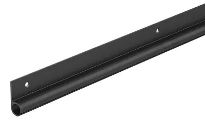 Produktbild von Markisenschiene Aluminium schwarz 45 100 x 3,2 cm x Ø10 mm