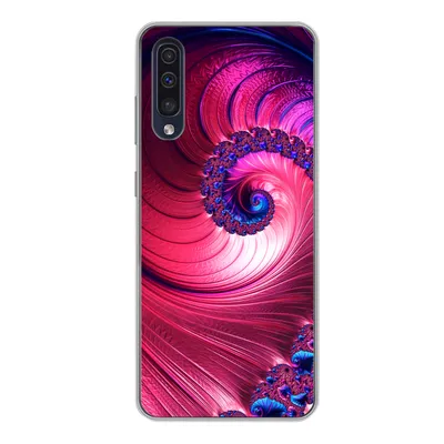 Produktbild von MuchoWow® Handyhülle Schutzhülle Hülle für Samsung Galaxy A50 Spirale - Abstrakt - Farben Silikon Softcase Handy Hülle - Mobiltelefonhülle