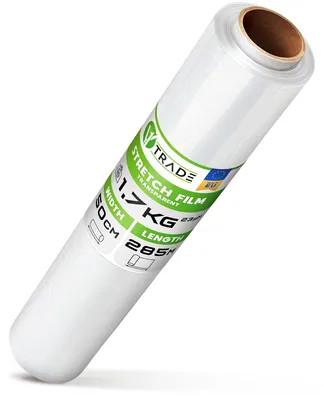 Obrázek produktu pro Průhledná strečová fólie - role 285 m / 50 cm - obalová fólie