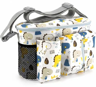 Productafbeelding van Omgoods - Kinderwagen Organizer met Bekerhouders en Ritsvak