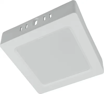 Obrázek produktu pro Bodové svítidlo pro povrchovou montáž bílé 17 cm LED 12W čtvercové 4000K neutrální stropní svítidlo Ecolight EC20460