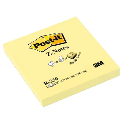 Obrázok produktu pre Post-it® R330 Z-Notes Haftnotizen Standard gelb 12 Blöcke