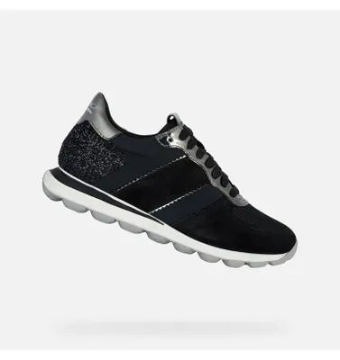 Produktbild von Geox Schwarze Damen-Sneaker Spherica Vseries 36,5