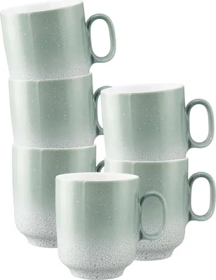 Produktbild von Seltmann Weiden Sento Home Henkelbecher 400 ml 6er Set - Aura mint