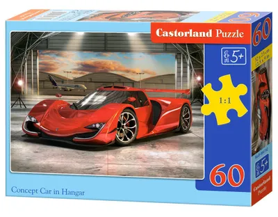 Produktbild von Castorland Concept Car in Hangar, Puzzle 60 Teile