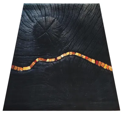 Image de Tapis NOIR ET OR 11 120 x 180 cm