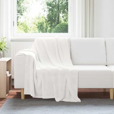 Produktbild von PUEAZU Wohndecken 6 stk. Weiß 130 x 150 cm 3.04 kg Fleece - Decken &24934