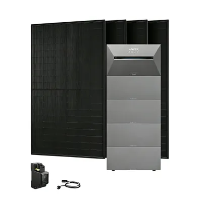 Produktbild von Powerness® Balkonkraftwerk mit Speicher,Anker SOLIX Solarbank 3 E2700 Pro Speicher mit 4x BP2700 Erweiterungsakku,4x 500W Module & Smart Meter 0% VAT