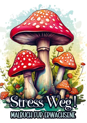 Produktbild von Malbuch für Erwachsene - Stress Weg!