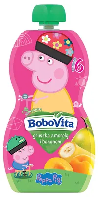 Obrázok produktu pre BoboVita Mus Gruszka Morela Banan 100 g