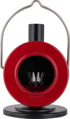 Produktbild von Räucherofen Scheibenofen Rot/Schwarz (12cm) von Huss Räucherkerzen