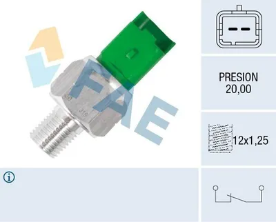 Obrázek produktu pro Snímač tlaku oleje FAE 18502