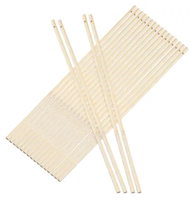 Produktbild von Holz-Laternenstäbe - Mit Befestigungshaken - Für DIY und Dekoration