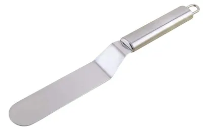 Produktbild von 15,2 cm langer Spatel aus Edelstahl zum Dekorieren von Kuchen, Schlagsahne, Butter, Fondant, Gebäck und anderen n.