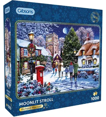 Produktbild von GIBSONS Puzzle Moonlight Walkthrough 1000 dks