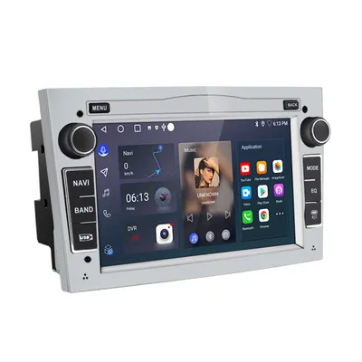 Zdjęcie produktu dla Carplay Silver Radio samochodowe do Opel Astra H Corsa C D Zafira Android 13 GPS Navi WIFI BT SWC DAB+ 2+64G