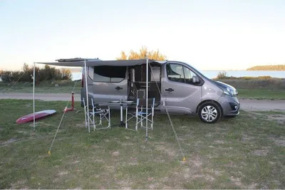 Produktbild von Camping-Car Sonnensegel, BAYA SUN Ombréa 250, UV-Schutz, Hochfestes Gewebe, Schnelle Installation, Wohnmobil, Van, Kastenwagen