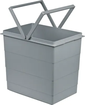 Produktbild von Hailo Inneneimer 1093479 hellgrau 18 Liter 320 x 226 x 295 mm 2 Henkel