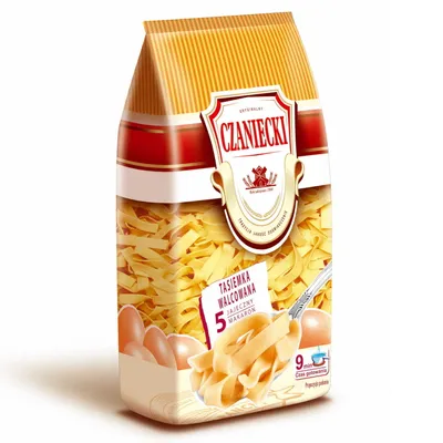 Image de Pâtes Czaniecki 5 œufs Tasiemka Walcow 250g CZANIECKI