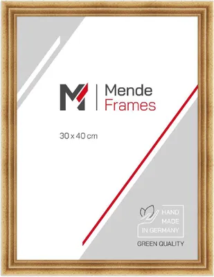 Produktbild von MendeFrames Bilderrahmen H410 Landhaus buche 30x30 cm Museumsglas