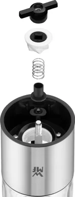 Zdjęcie produktu dla WMF 0667306030, Młynek do soli i pieprzu, Stal nierdzewna, Szkło, Stal nierdzewna, Ceramika, Pieprz, Sól, AAA