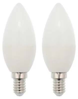 Productafbeelding van Vito Lighting LED Kaarslamp C35 E14 Mat - 5W 390lm 2700K - Warmwit - Vervangt 35W - 2 stuks