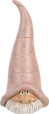 Produktbild von Clayre & Eef Dekorationsfigur Zwerg 6x6x13 cm Rosa Kunststoff