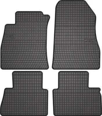 Image de Tapis de sol en caoutchouc pour Nissan Juke I 2010-2019 (crossover) – 4 pièces, noirs, sur mesure
