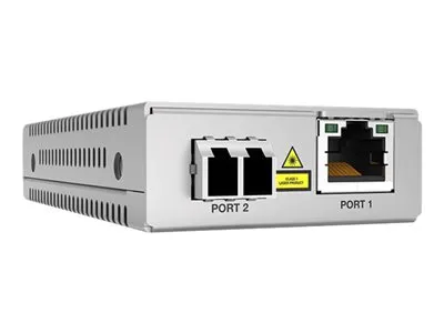 Obrázek produktu pro Allied Telesis AT-MMC2000LX/LC-TAA-60, 1000 Mbit/s, 10Base-T, 100Base-T, 1000Base-T, 1000Base-LX, IEEE 802.1Q, Gigabit Ethernet, 10,100,1000 Mbit/s