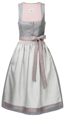 Produktbild von Dirndl lang Ellen in Silber von Nübler Größe 48