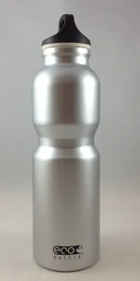 Produktbild von ECO Bottle Aluminium Trinkflasche Basic Line Silver - 1000ml Aluflasche