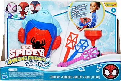 Produktbild von Spider-Man-Rollenspiel-Seifenblasen-Schleuderspielzeug für Kinder