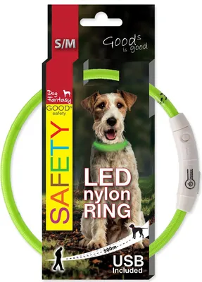 Immagine prodotto di Collare Cane FANTASY luminoso USB verde 45cm 1pc