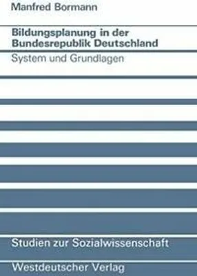 Produktbild von Bildungsplanung in der Bundesrepublik Deutschland