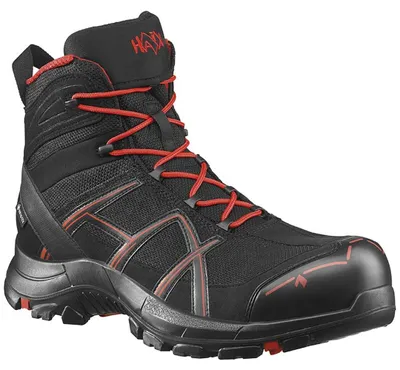 Produktbild von HAIX Sicherheitsstiefel Black Eagle Safety 40.1 Mid S3 ESD SRC DGUV Gr. 46 schwarz/rot