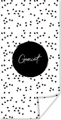 Produktbild von MuchoWow® Poster Zitate - Genießen - Sommer - Text 40x80 cm - Dekoration