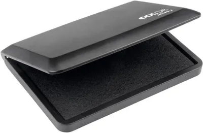 Zdjęcie produktu dla Poduszki do stempli Colop Micro 2, filcowe, 110 x 70 mm, czarne