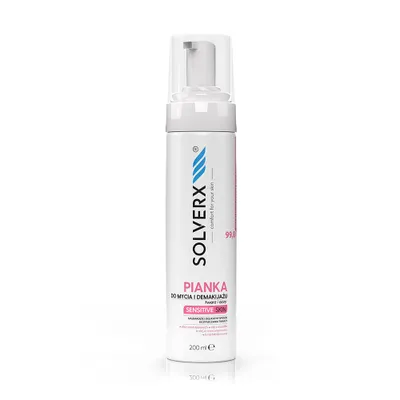 Zdjęcie produktu dla Solverx Sensi Pianka Do Mycia I Demakijażu Twarzy 200 Ml