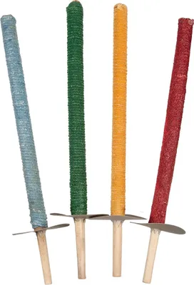 Produktbild von tib Wachstuch Wachsfackeln 4er Pack farblich sortiert, One Size, mehrfarbig