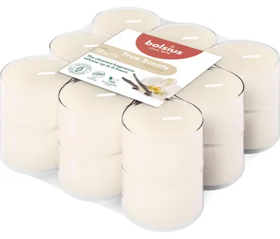 Productafbeelding van Bolsius Geurtheelichten Clear Cup 6U True Scents Vanilla (1 stuk)