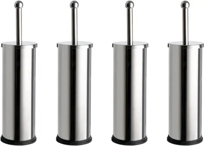 Produktbild von WC-Garnituren - H 39,5 cm - Edelstahl - 4er Set