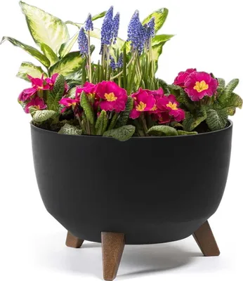 Obrázek produktu pro LAMELA spolka z organiczona odpowiedzi. Mísa ROMA - černá Ø 40 cm 25 cm
