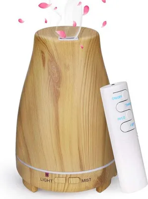 Obrázek produktu pro Zvlhčovač vzduchu 200 ml se 7 barevnými LED diodami a dálkovým ovládáním