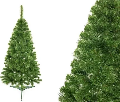 Obrázok produktu pre Umelý vianočný stromček prírodná borovica 250 cm + stojan, vianočná dekorácia, zelená