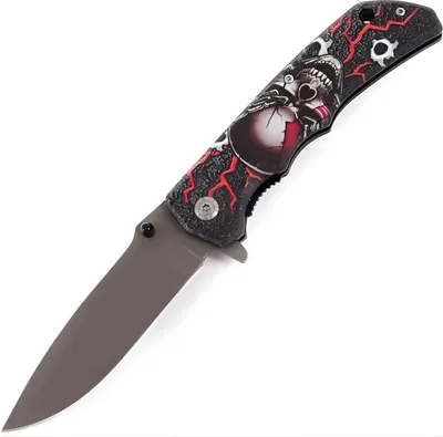 Produktbild von Outdoor Klappmesser YC-39079 - Grau/Schwarz KP39079