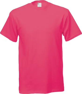Produktbild von Herren Kurzarm Freizeit T-Shirt BC3904 (Large) (Hot Pink)
