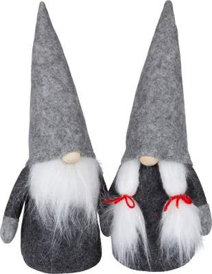 Produktbild von Wichtel 20cm (28cm) Pärchen, 2er Set Dekofigur Weihnachten