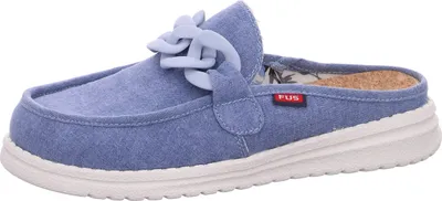 Produktbild von Fusion Damenschuhe Leinenschuhe Slipper Blau Freizeit, Schuhgröße:41 EU