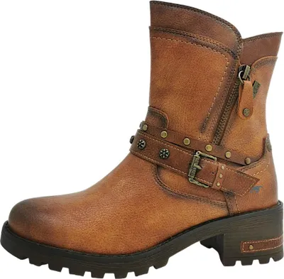 Produktbild von Mustang Damenschuhe Stiefel Reißverschluss Braun Freizeit, Schuhgröße:36 EU